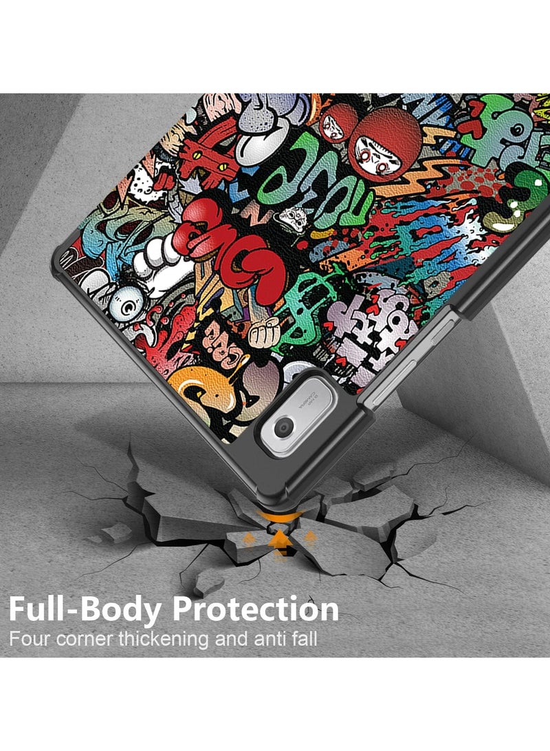 Case For Lenovo Tab M9 TB-310FU, Multi-Viewing Angles, All New PU Leather Smart Cover with Auto Sleep Wake Feature, Slim Flip Shell Case for Lenovo Tab M9 TB-310FU -2 - Image 3